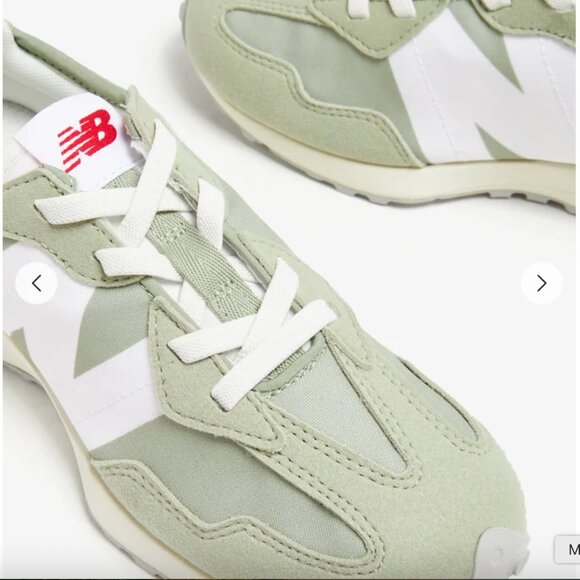 🍃 New Balance 327 – Green Nylon & Suede – Size 39 EU / US 8.5 – NWT 🍃 - Picture 12 of 12